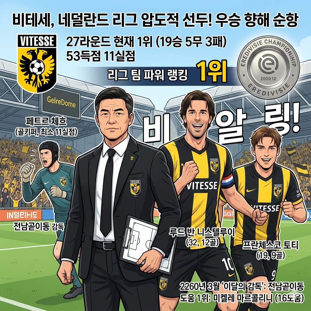 [돌풍] 비테세, 무적함대 급 부상! 리그 평정?